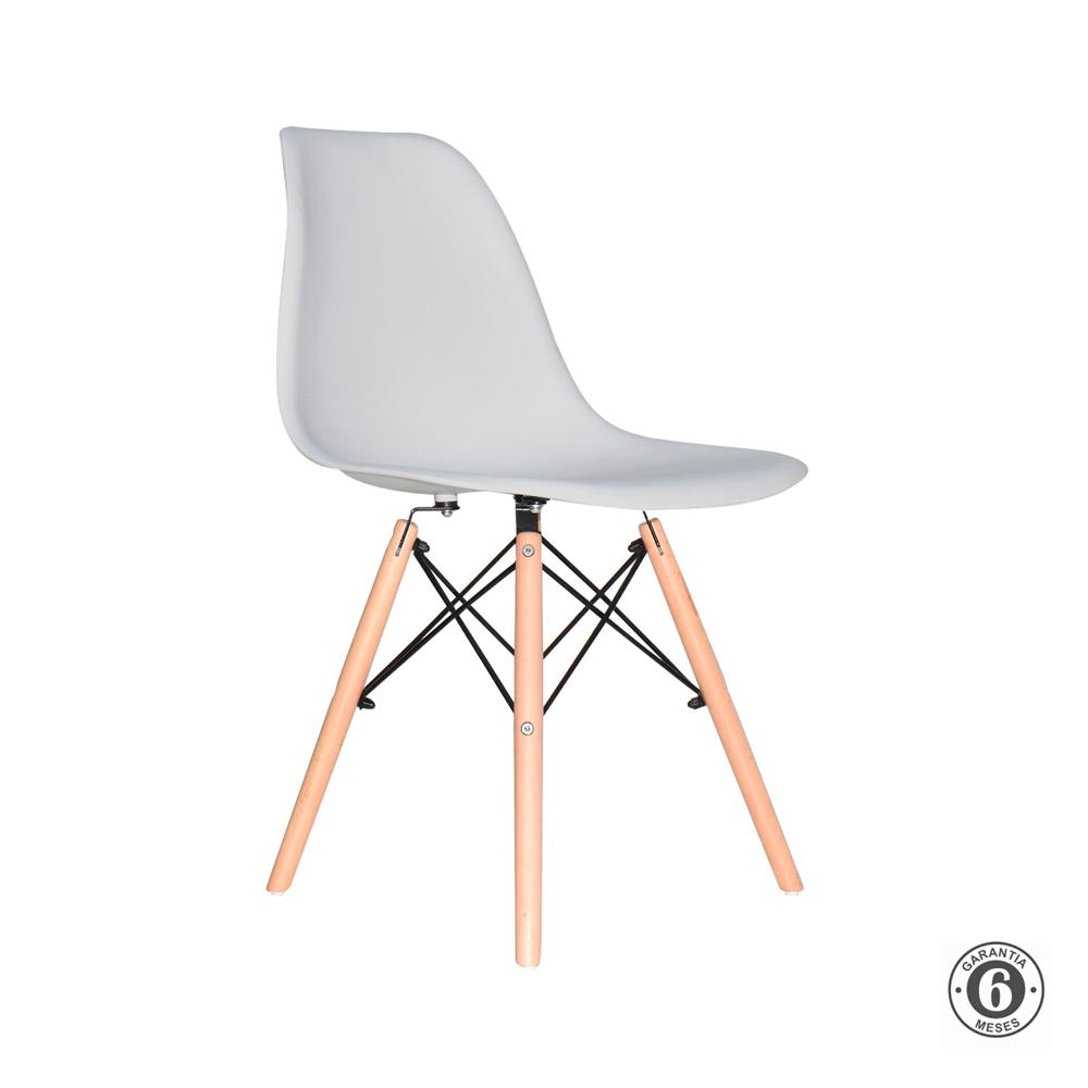 Silla De Comedor Diseño Eames Be Gris Althea Confort