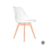 Silla De Comedor Diseño Ema Msa Blanco Althea Confort