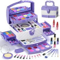 PERRYHOME KIT DE MAQUILLAJE INFANTIL PARA NIÑA 35 PIEZAS