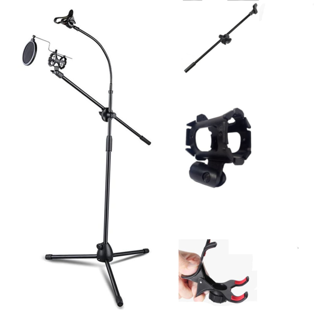 Soporte de Suelo Tripode para Microfono Celular Pedestal