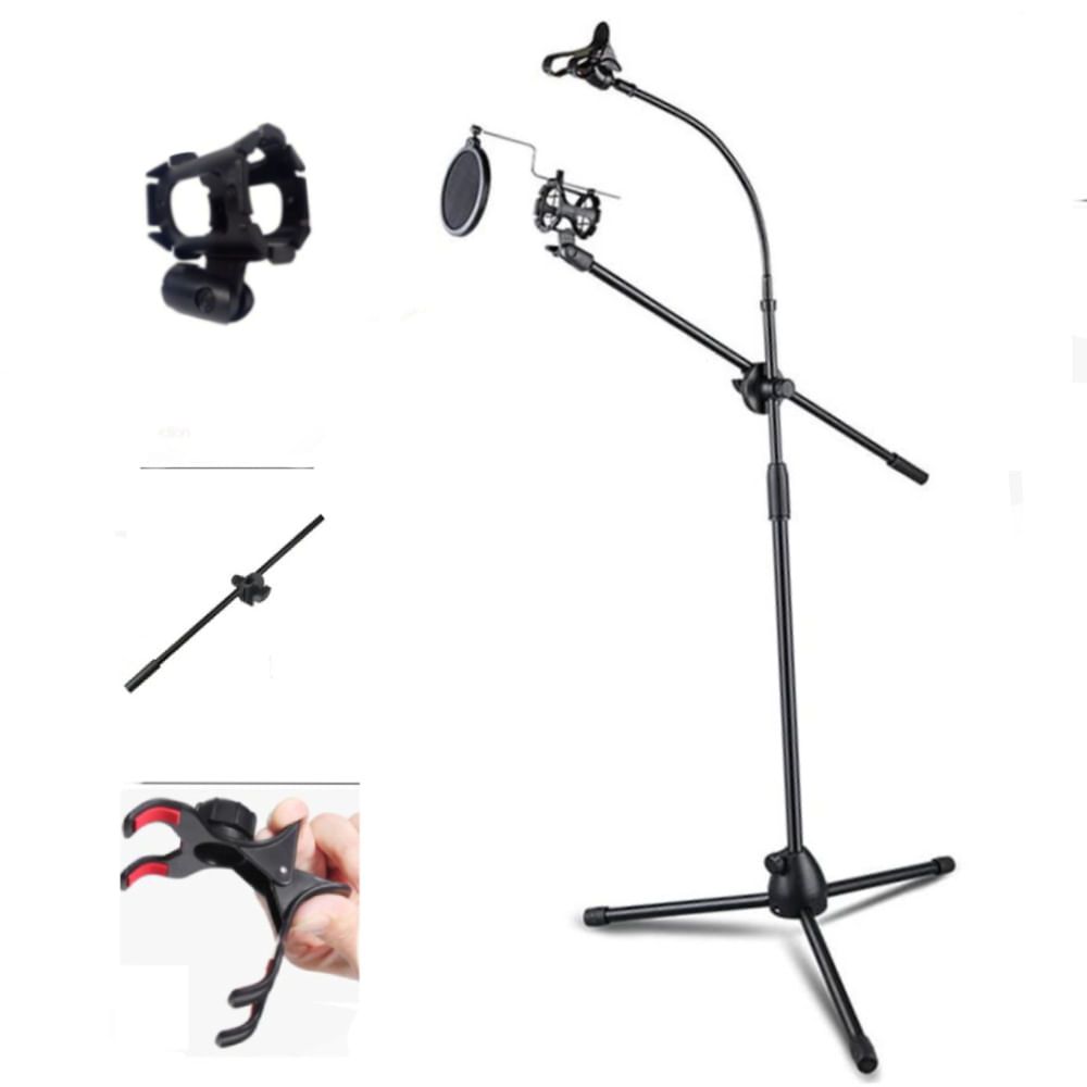 Soporte de Suelo Pedestal para Celular y Microfono Parante