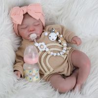 MUÑECA BEBÉ REBORN 20"" / 51 CM CON ACCESORIOS