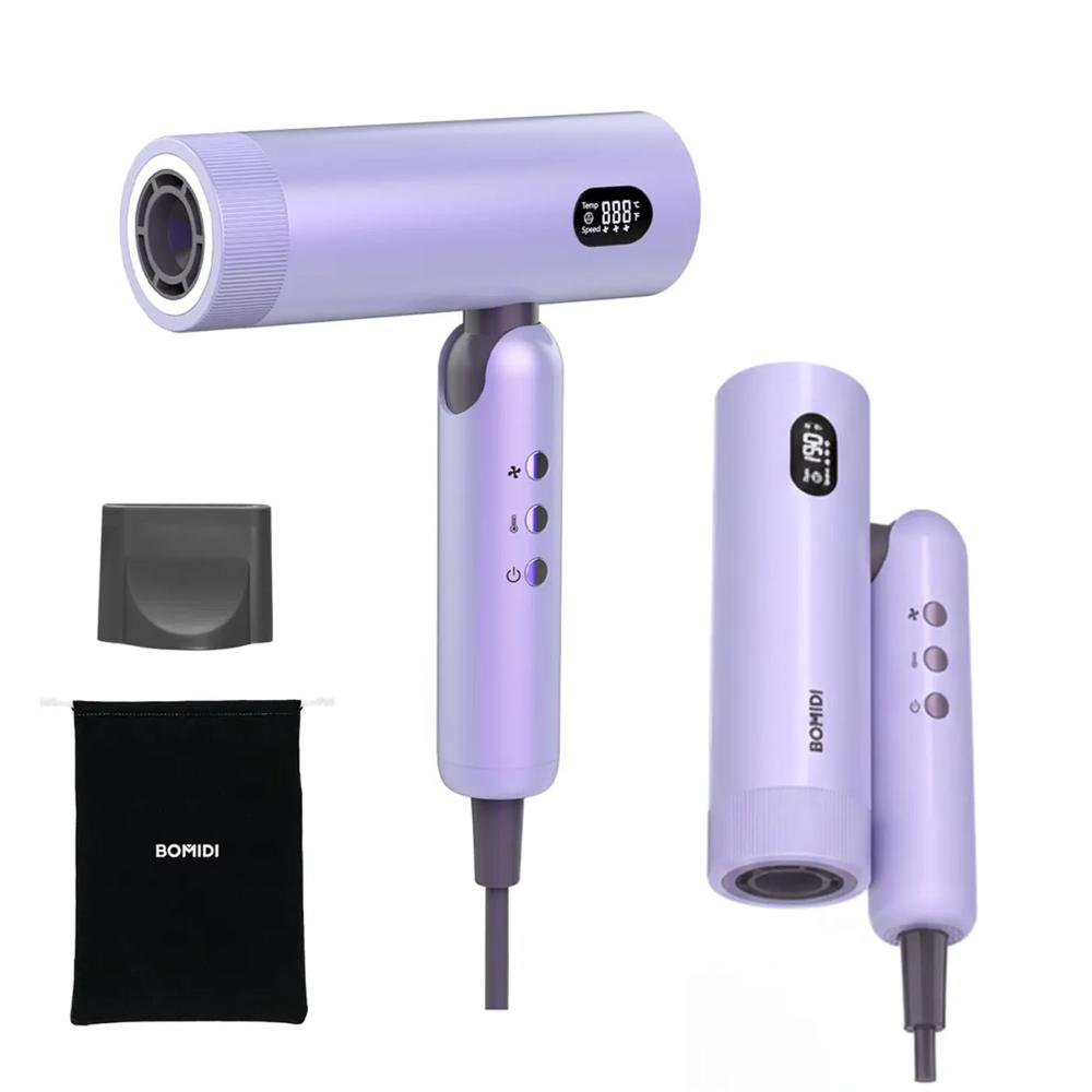 Secadora de Cabello Profesional Bomidi HD08 Pegable Azul