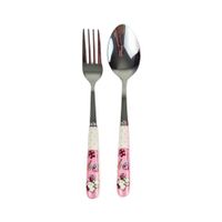 Set de Cubiertos Infantiles HELLO KITTY Acero inoxidable