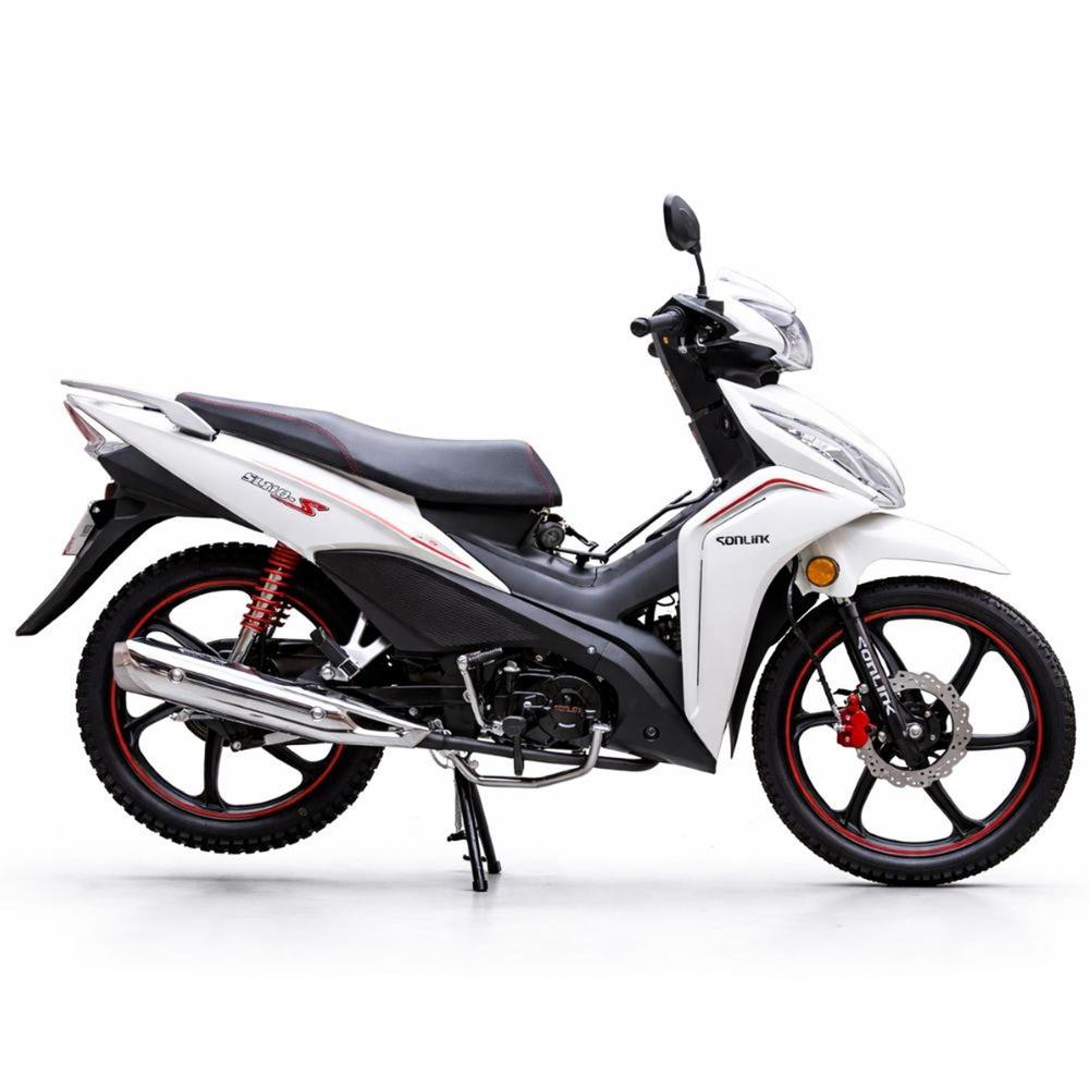 Moto Sonlink SL110-S Blanco 110 cc 6,4 HP semiautomática y Luz Led