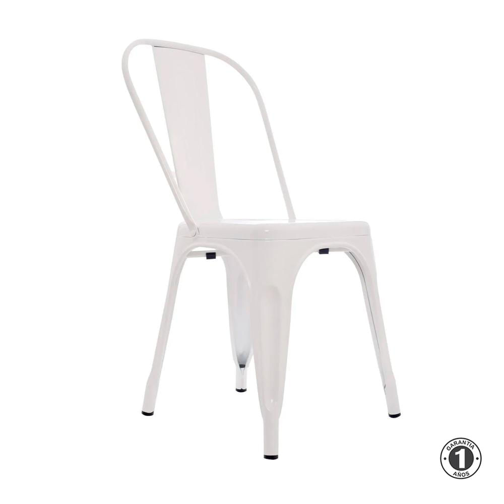 Silla Fija De Comedor Terek Blanco Althea Confort