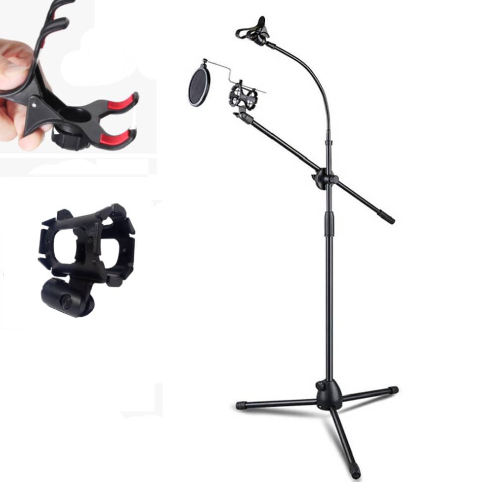 Soporte de Suelo Pedestal Tripode para Celular Microfono