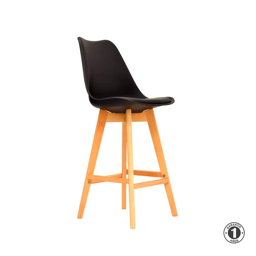 Silla Para Bar Ema Butaco Negro Althea Confort