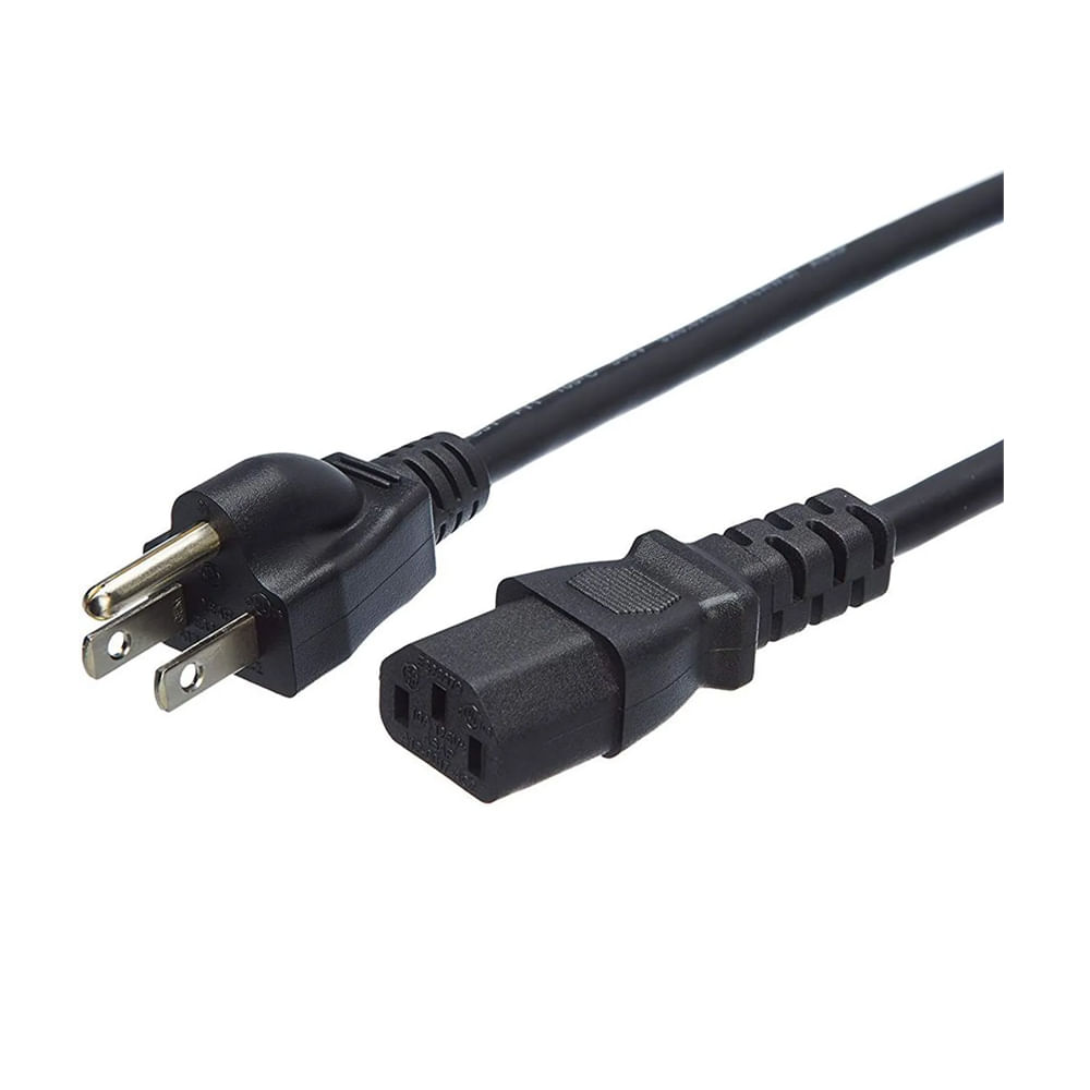 Cable de Poder Xerox 3-P: Conexión Segura y Eficiente para Impresoras, 3 Pinos, Color Negro