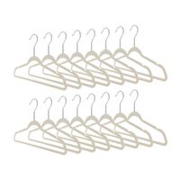 Set x 12 colgadores para niños Blanco