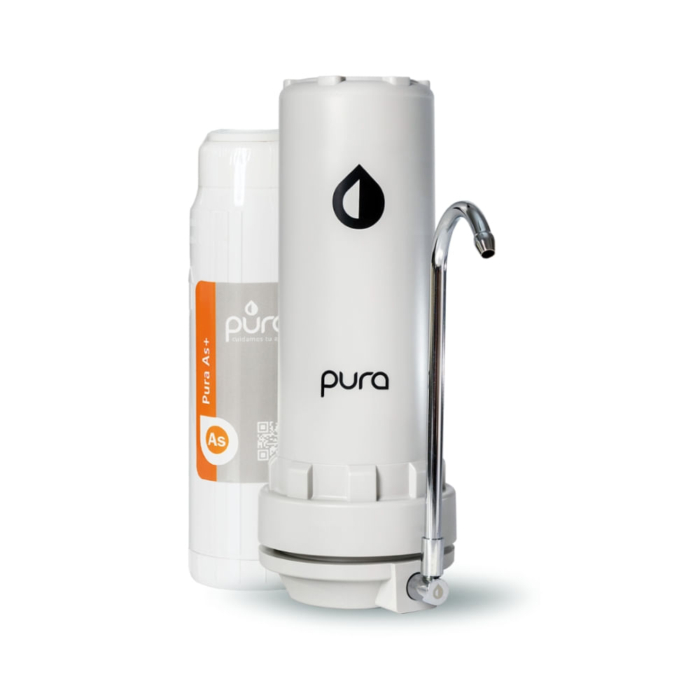 Filtro Purificador de Agua Pura Atlantico Sobre Lavadero  Elimina Arsenico - Cloro Rinde20milLts