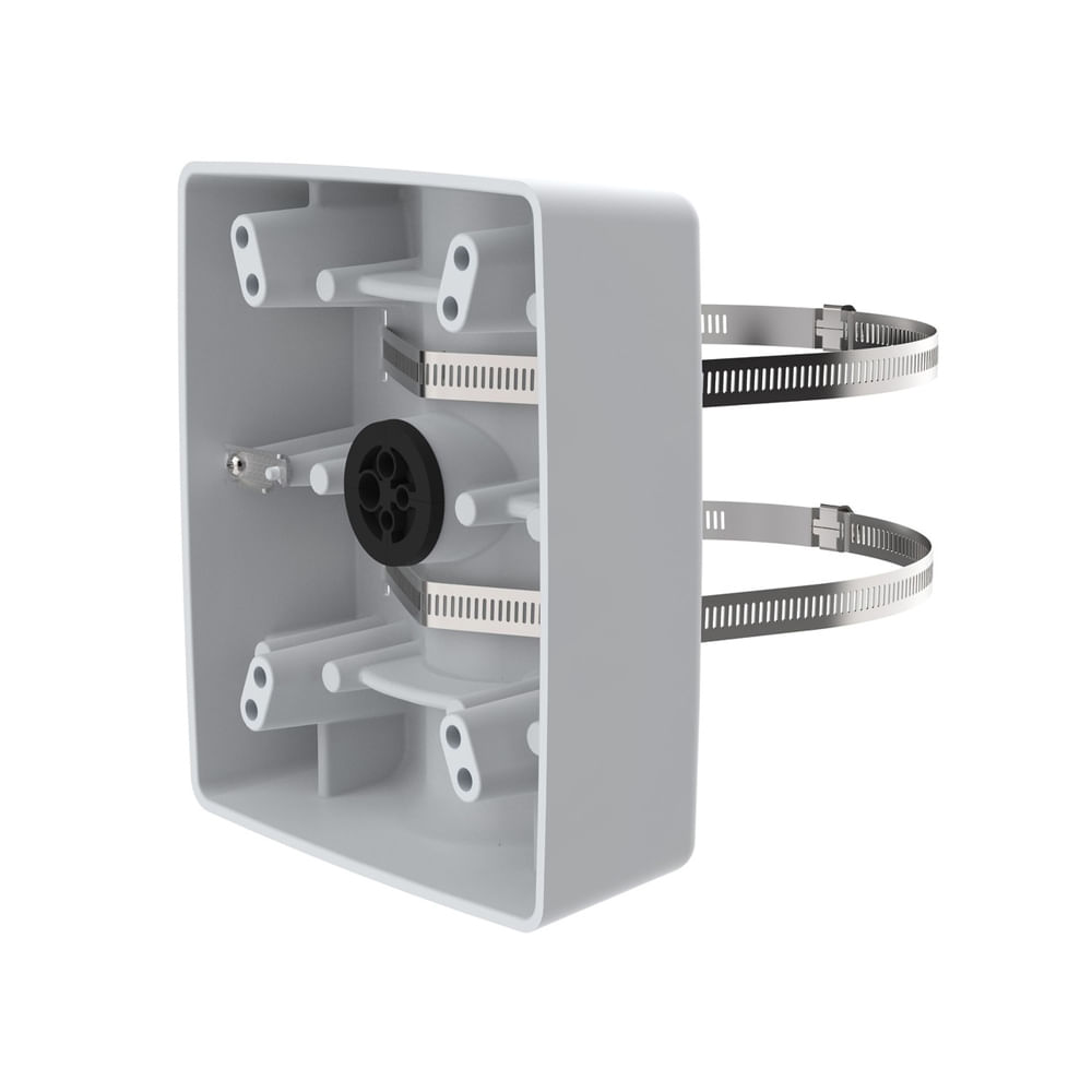 Soporte montable en poste AXIS T91B57 para módulo de relés - 30kg de capacidad, ideal para vigilanc