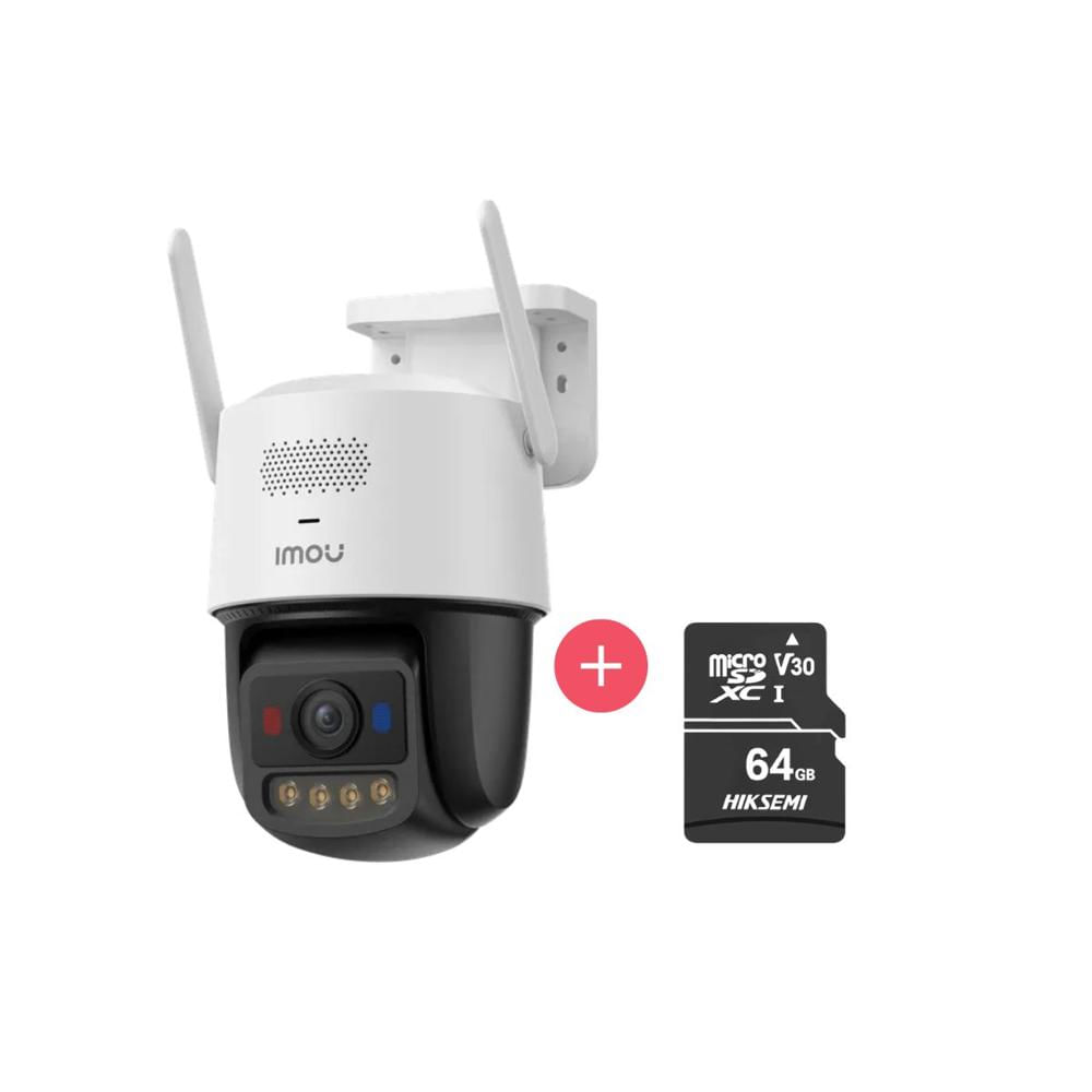 Cámara Seguridad IMOU Titan Pro 3K 6MP + Micro SD 64GB con Visión Nocturna Color