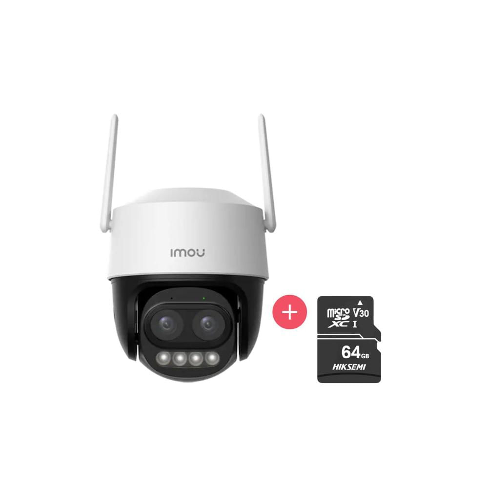 Cámara Seguridad IMOU Cruiser Z 3K + Micro SD 64GB 360° IP66