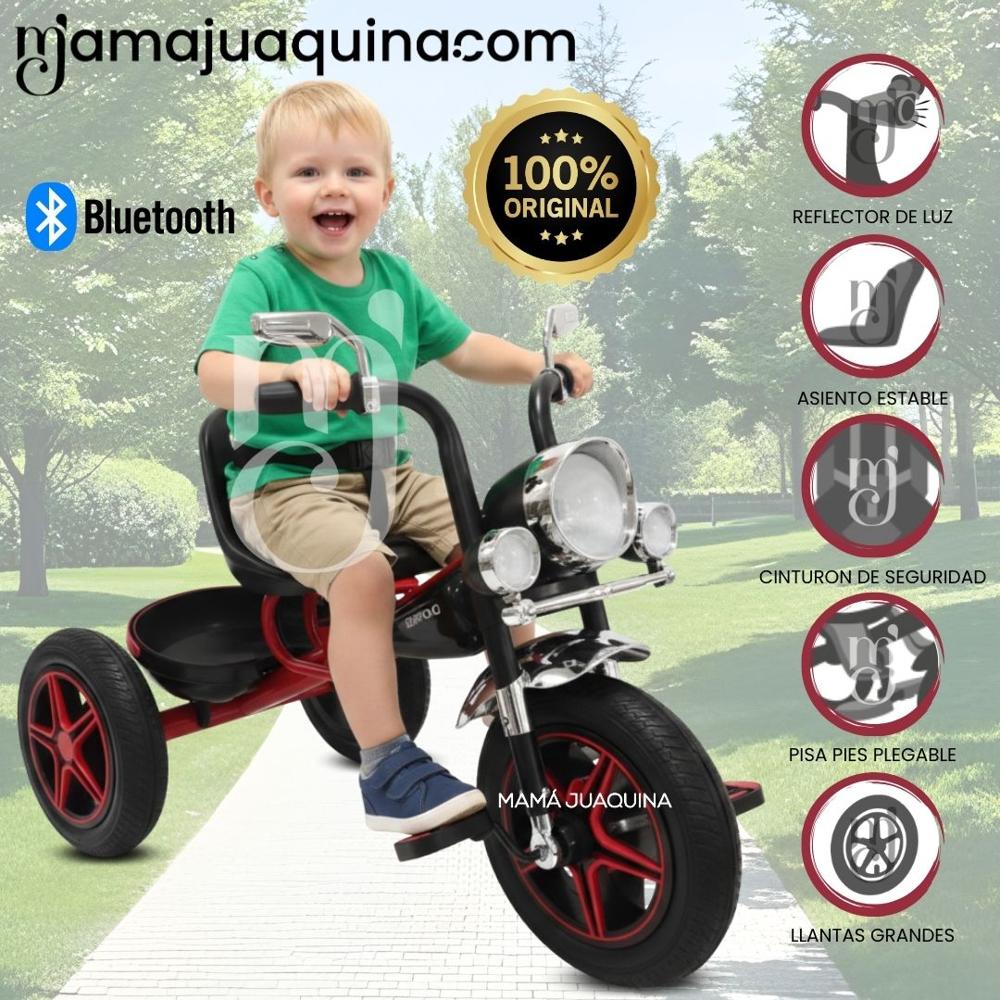 Triciclo con Bluetooth JOOPY CHOPPER Red