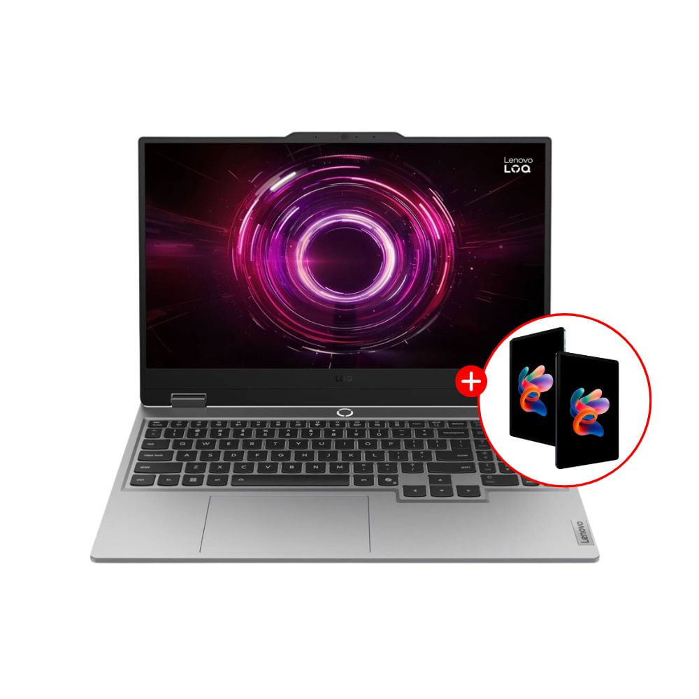Combo Laptop Lenovo LOQ 15AHP10 15.6' AMD Ryzen 7 512GB - Tablet Xiaomi Black Shark Pad 7 Pro c-chip