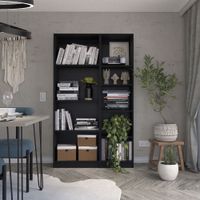 Combo Home Estante 62cm  Estante 45cm - Wengue