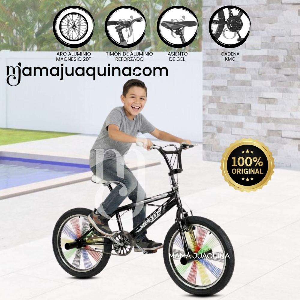 Bicicleta Acrobática BMX Aro 20 FREESTYLE para Niños Black