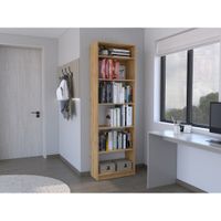 Combo Home Estante 5 Repisas + Complemento - Macadamia