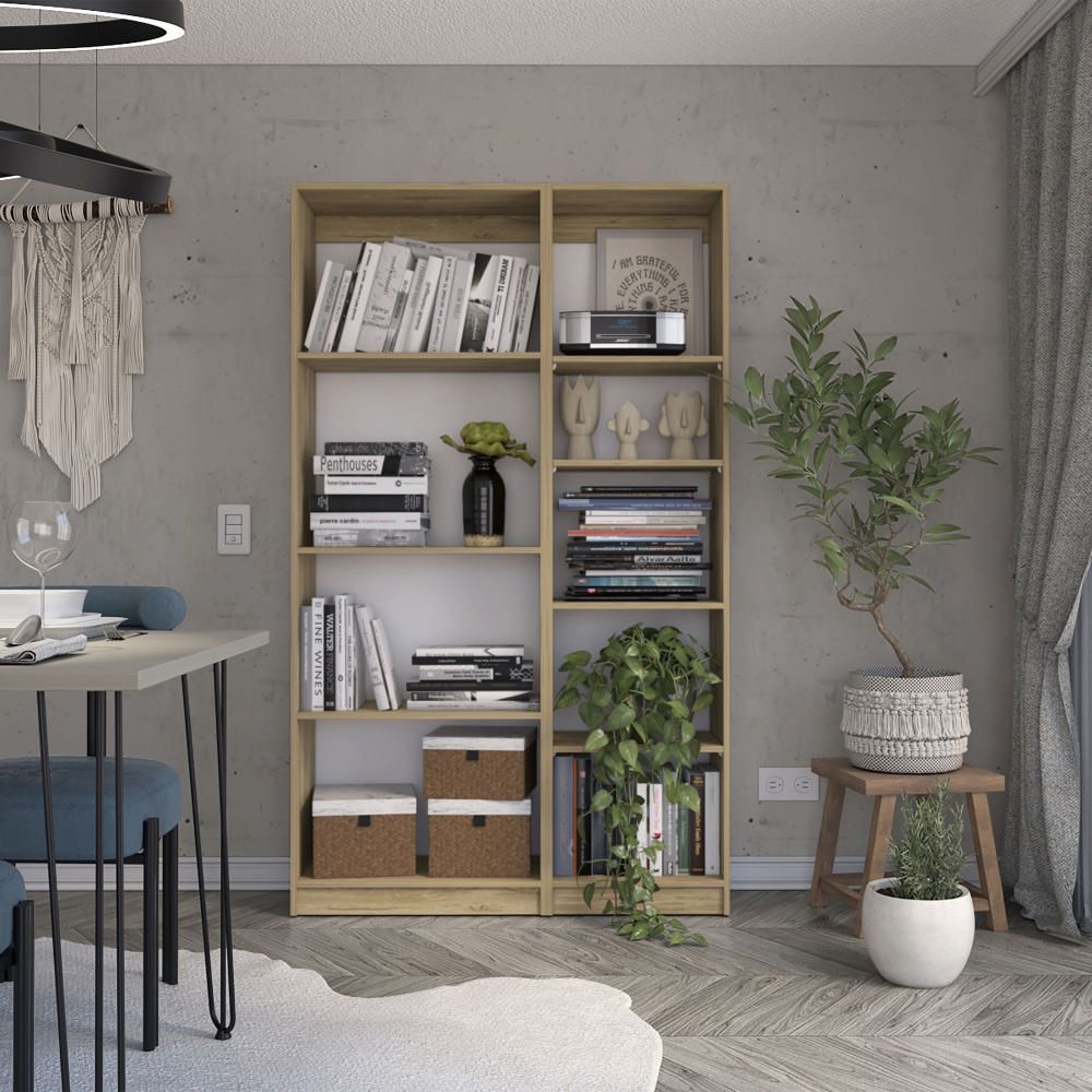 Combo Home Estante 62cm Estante 45cm - Macadamia