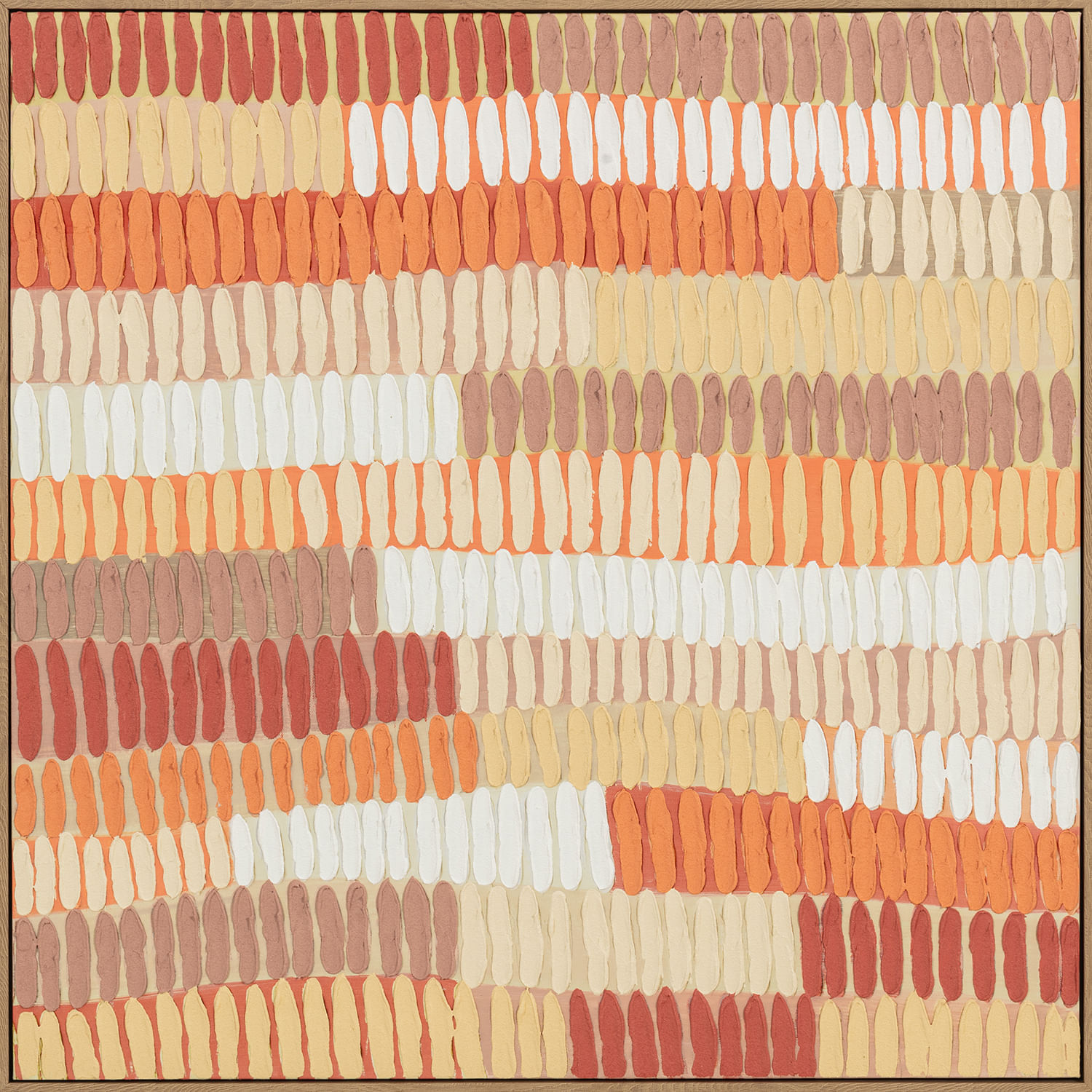 Cuadro Lineas Color Handpaint 70x70cm