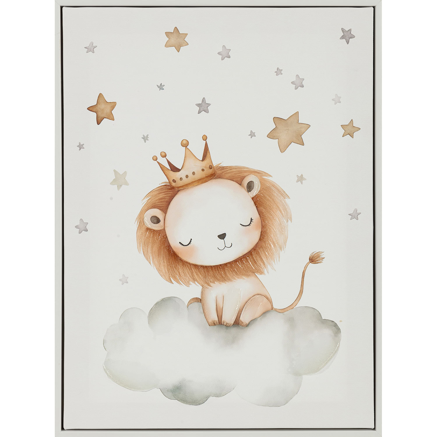 Cuadro Leon Con Handpaint 30x40cm