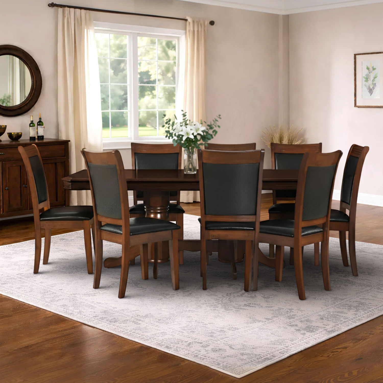 Juego de Comedor Antonieta 8 Sillas PU