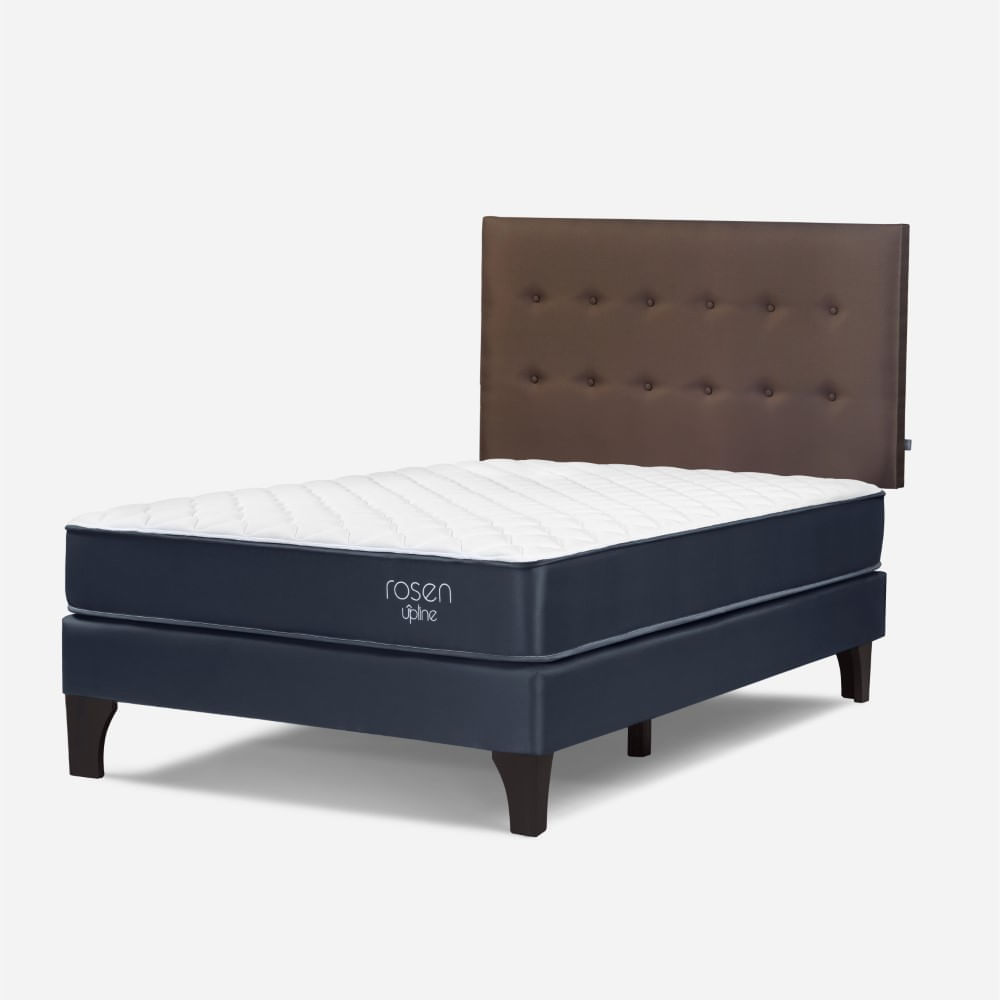 Dormitorio Europeo Upline 2 Plazas + Respaldo West