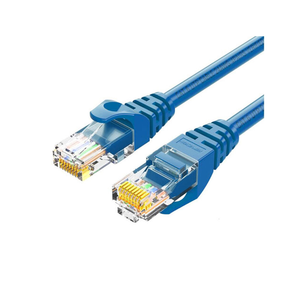 Cable Patch Cord HIKVISION UTP Azul 1M Alta Velocidad y Conectividad Estable para
