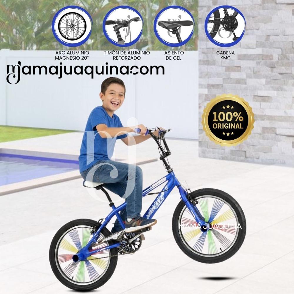 Bicicleta Acrobática Aro 20 FREESTYLE BMX Blue-White