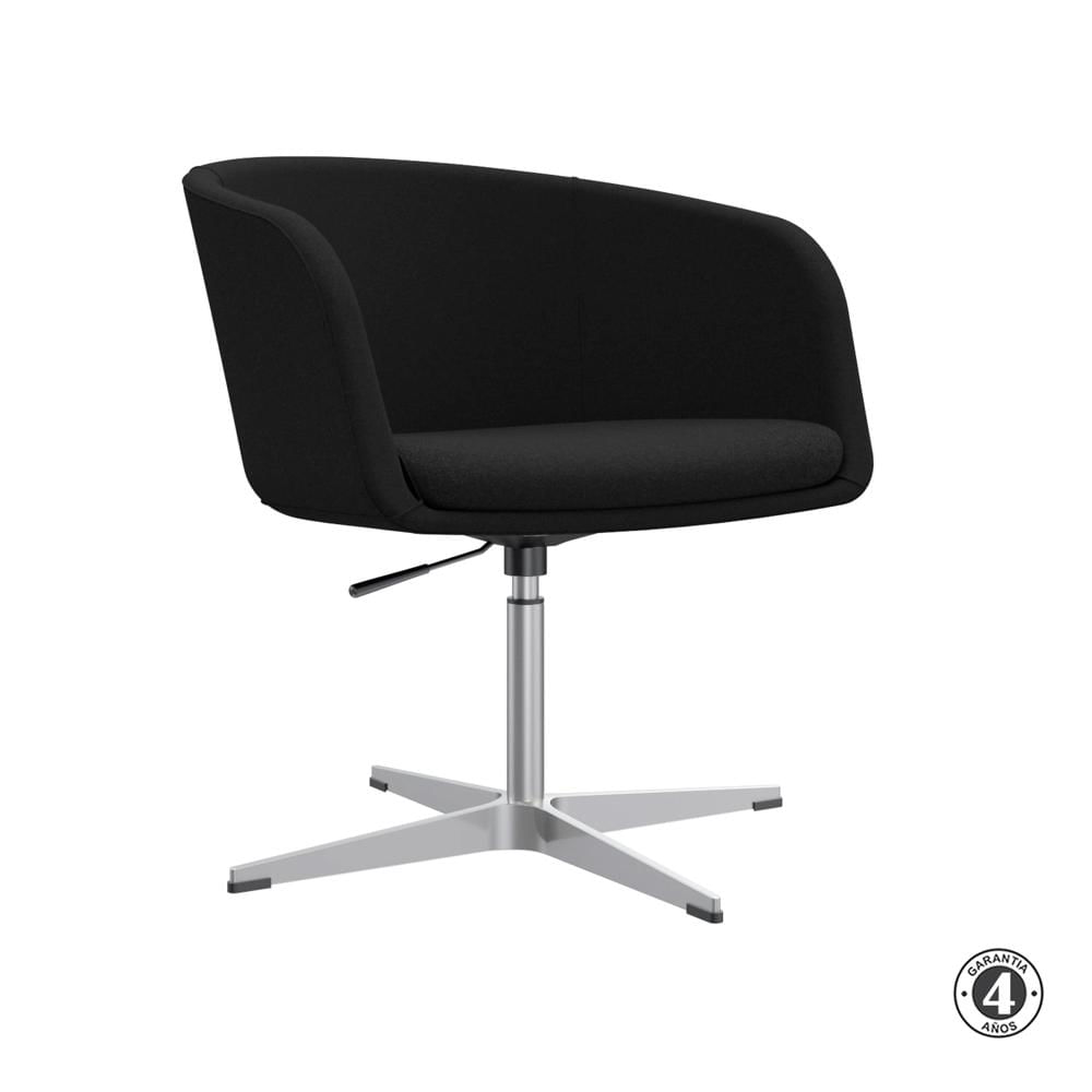 Poltrona Fija Boom Base Cross Negro Althea Confort