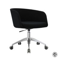 Poltrona Giratoria Boom Negro Althea Confort