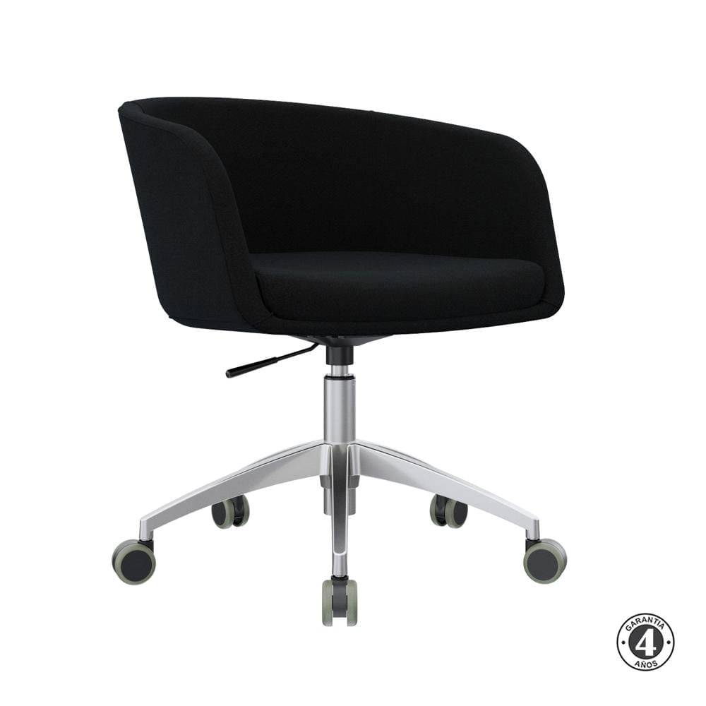Poltrona Giratoria Boom Negro Althea Confort