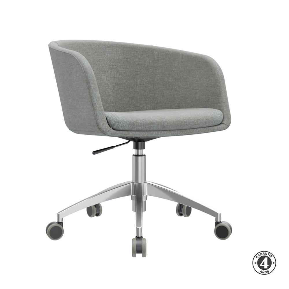 Poltrona Giratoria Boom Gris Althea Confort