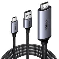 Adaptador Hdmi A Usb C 4k Ugreen Cm773 Para Monitor Usb C