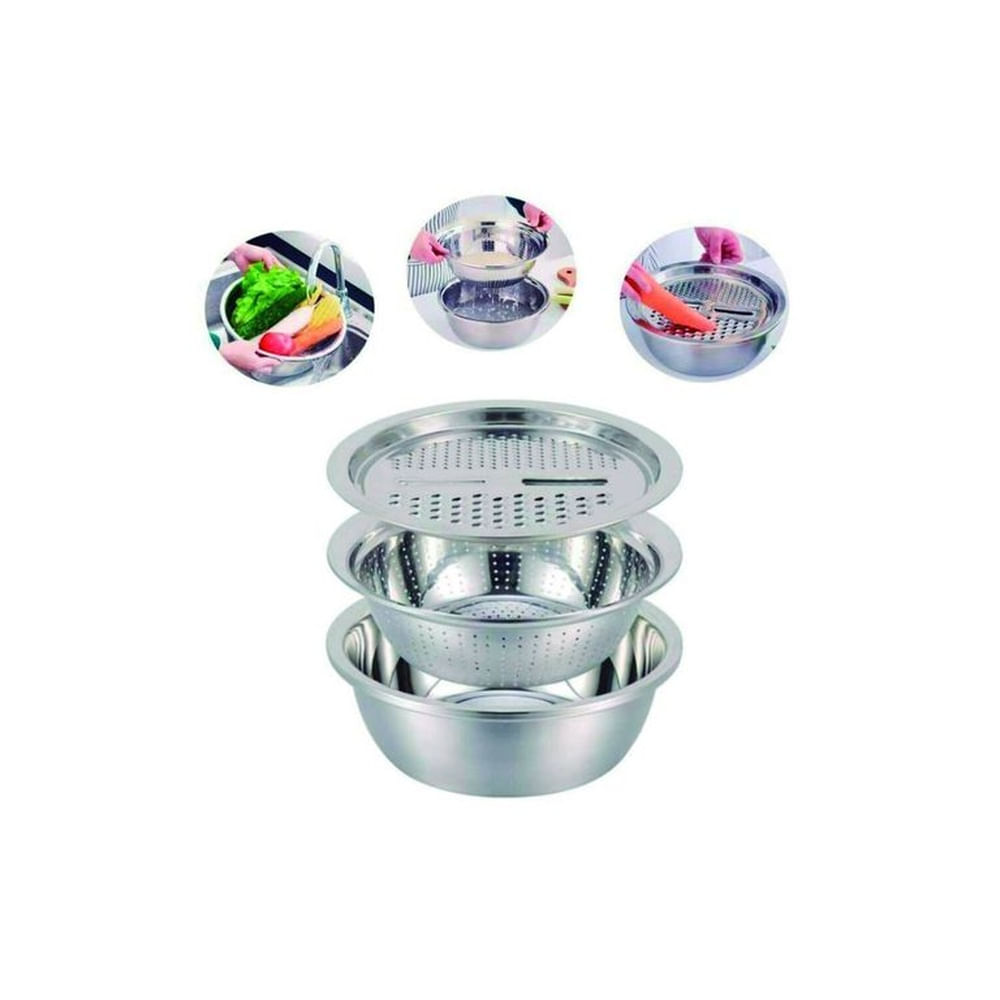 Bowls rayador colador