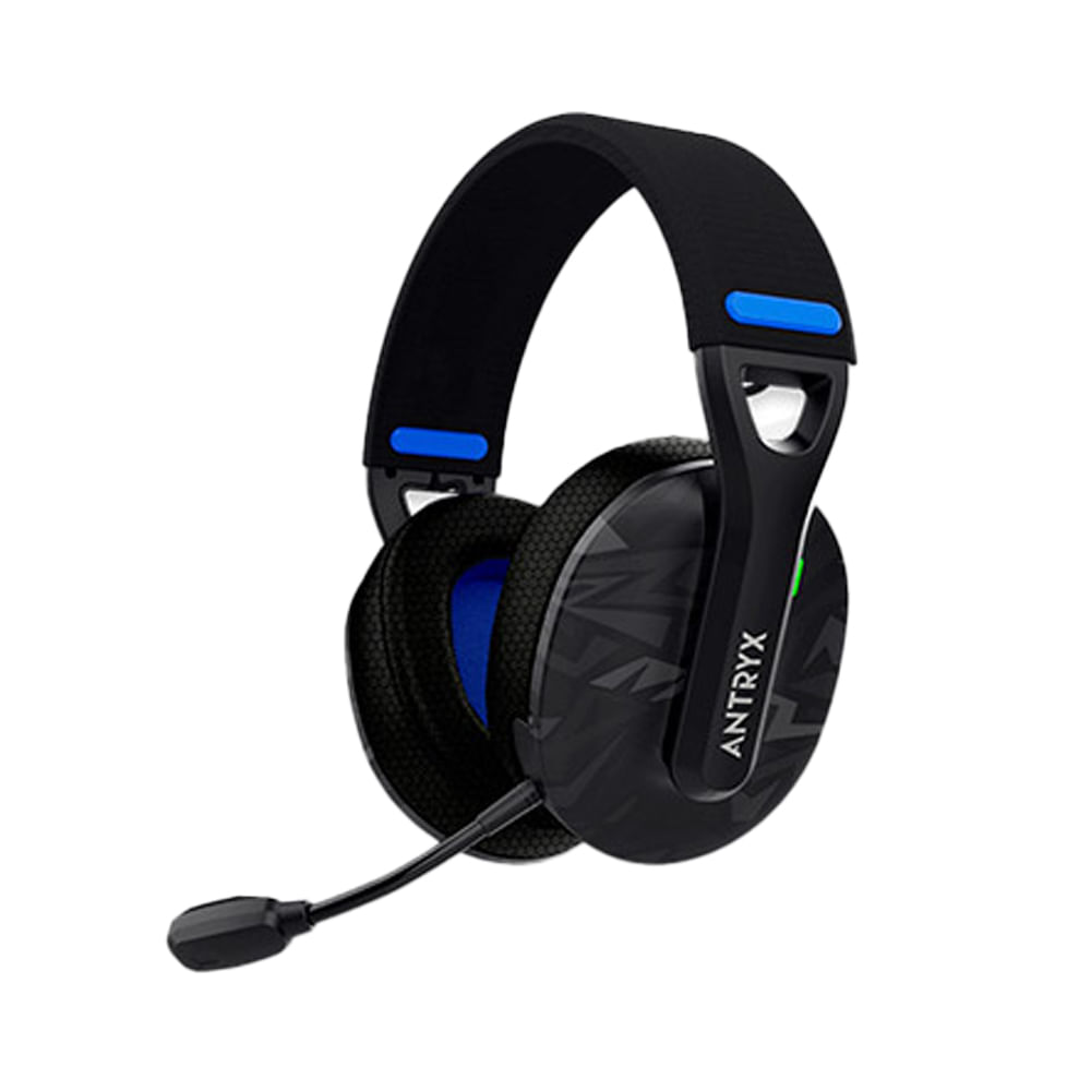 Auricular Gaming ANTRYX Apolo 400 Trix RGB Black con Conectividad Inalámbrica y Bluetooth