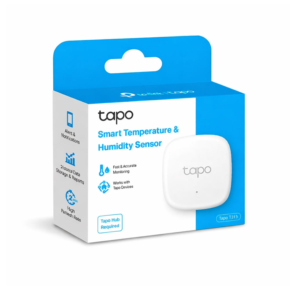 Sensor inteligente Tapo T310 - Medidor inalámbrico de temperatura y humedad, 863-868 MHz