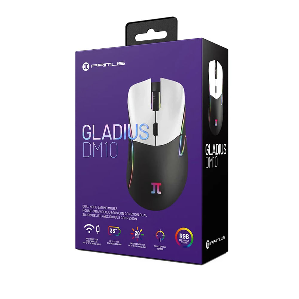 Mouse Primus Gaming - 2.4 GHz - Wireless
