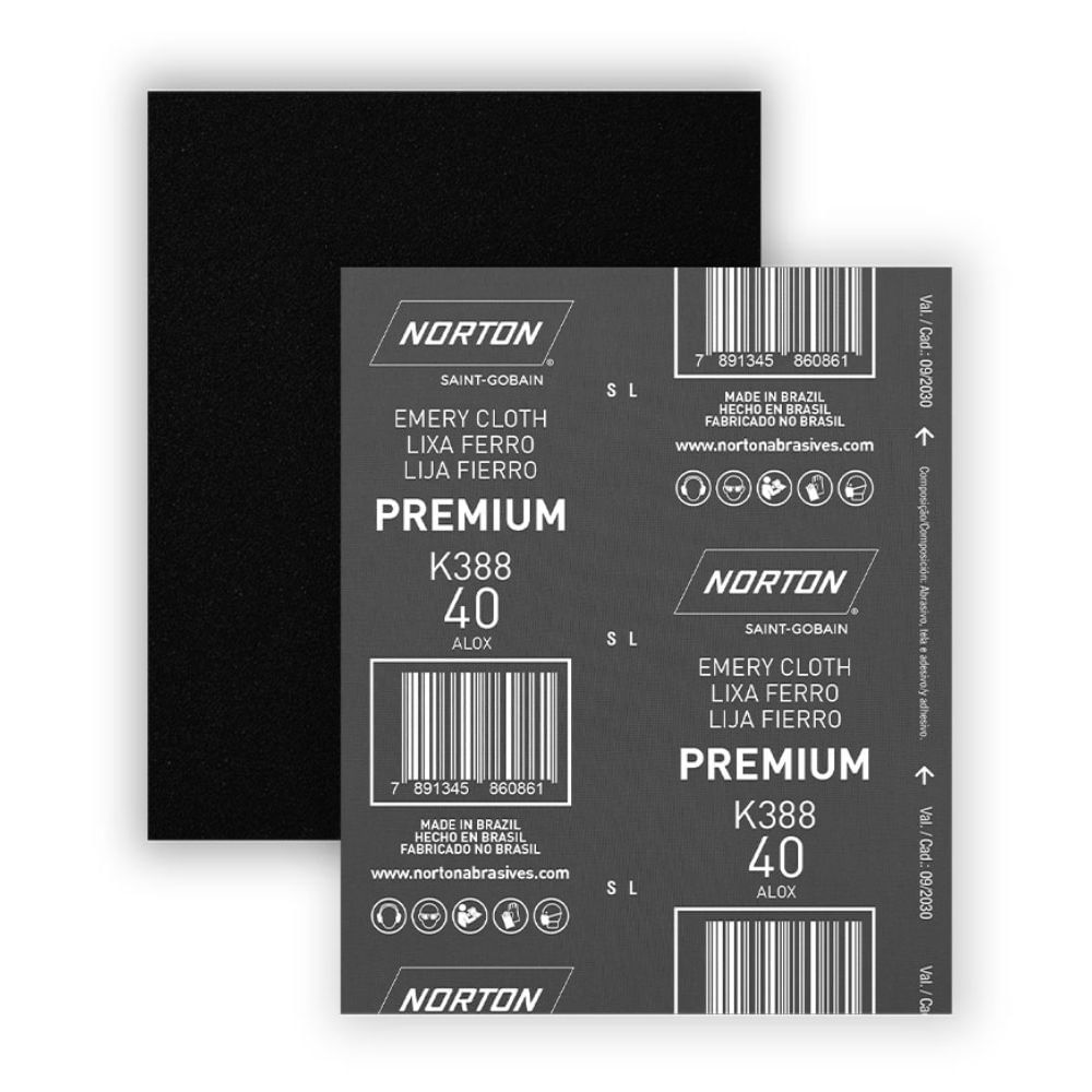 Lija de Fierro K388 Norton 228x280mm G40