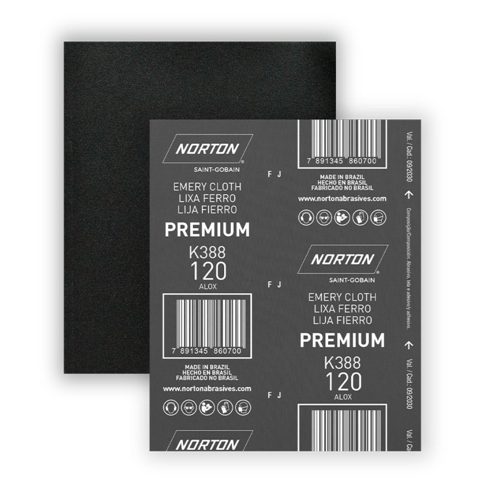 Lija de Fierro K388 Norton 228x280mm G120