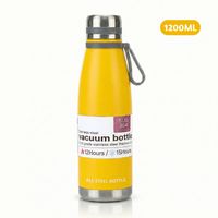 Termo Tomatodo de Acero Inoxidable con Filtro Para Té de 1.2 Litros Color Amarillo