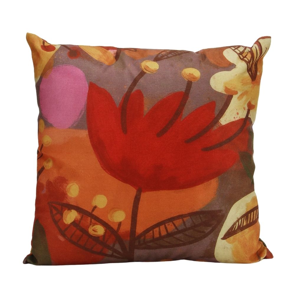 Cojín Tropical 4 con Cierre 40x40cm Orange