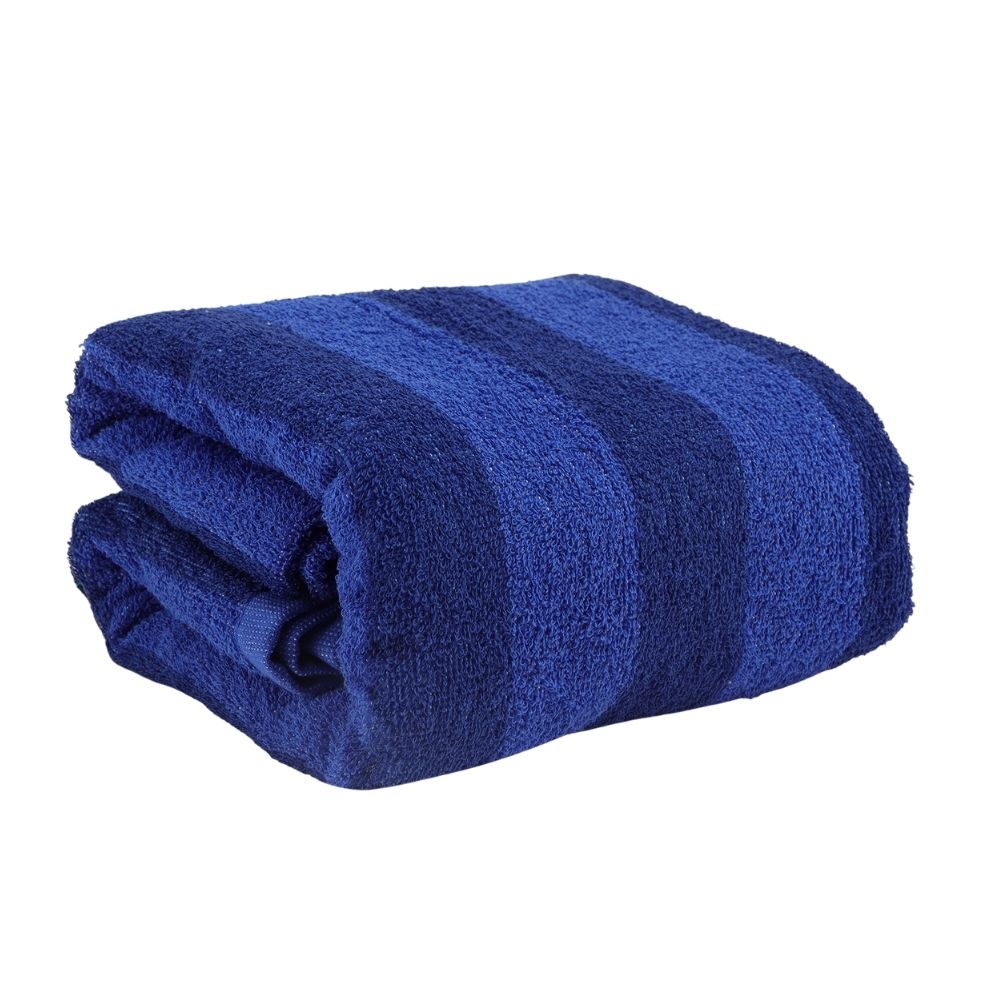 Toalla 100% Algodón 70x140cm Reversible Azul/Celeste Orange