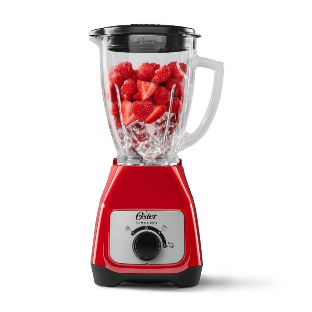 Licuadora Oster 2 velocidades con control de perilla BLSTKAG-RRD-053 1.5L Roja