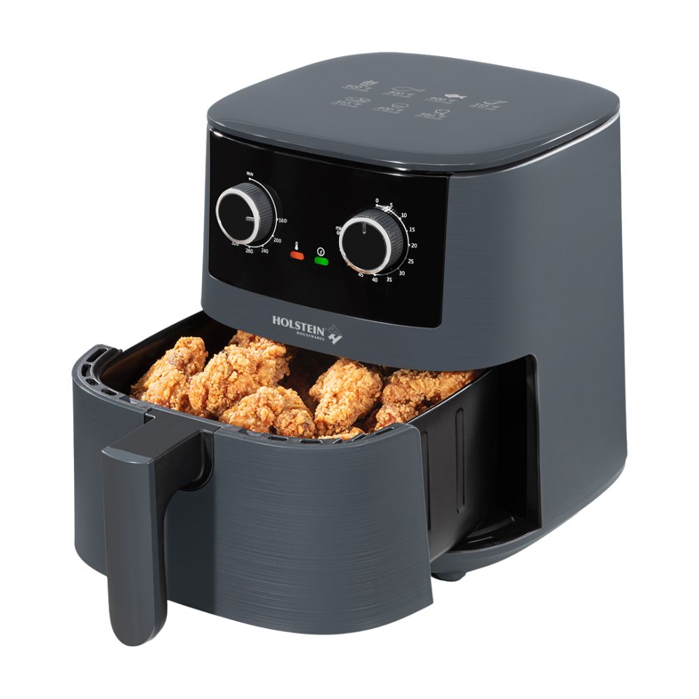 Freidora de Aire Holstein HH-09114019DG-V03 4.2L Negro con Temporizador
