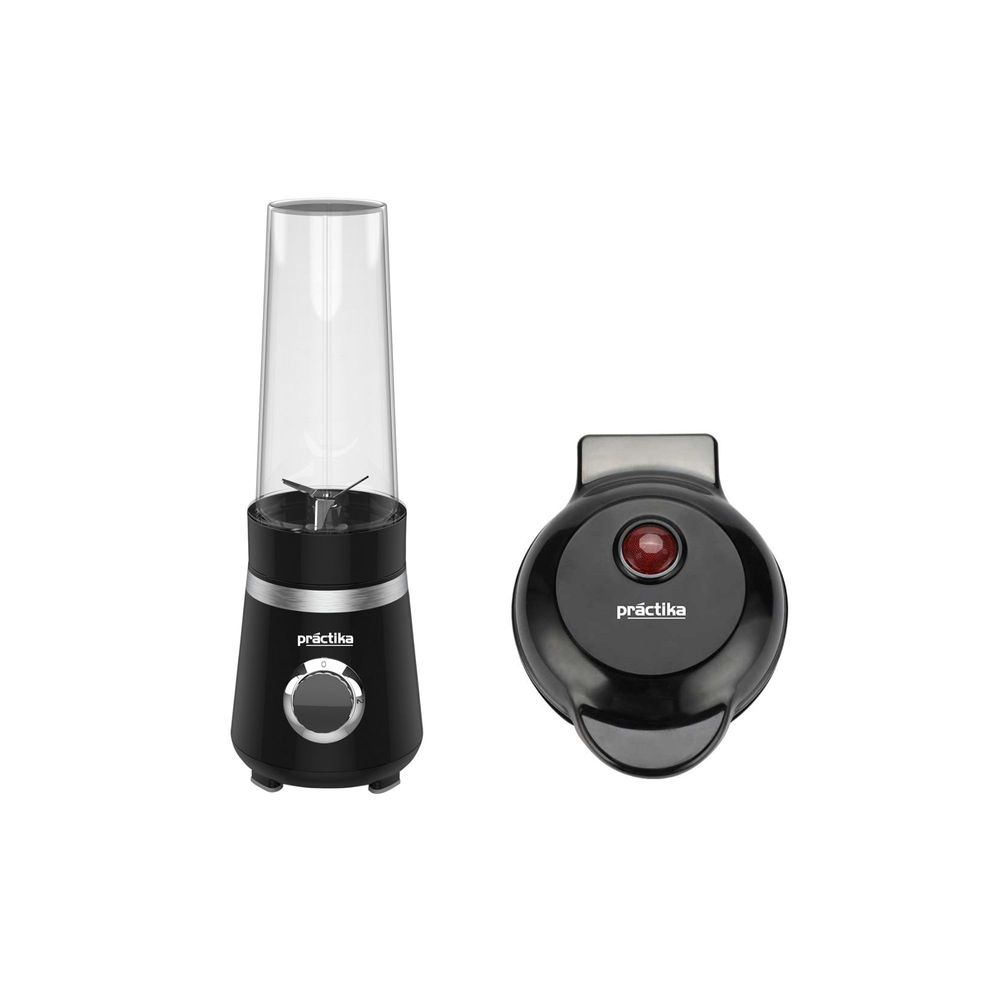 Combo PRACTIKA Licuadora To Go + Mini Waflera Combo PRACTIKA Licuadora To Go + Mini Waflera