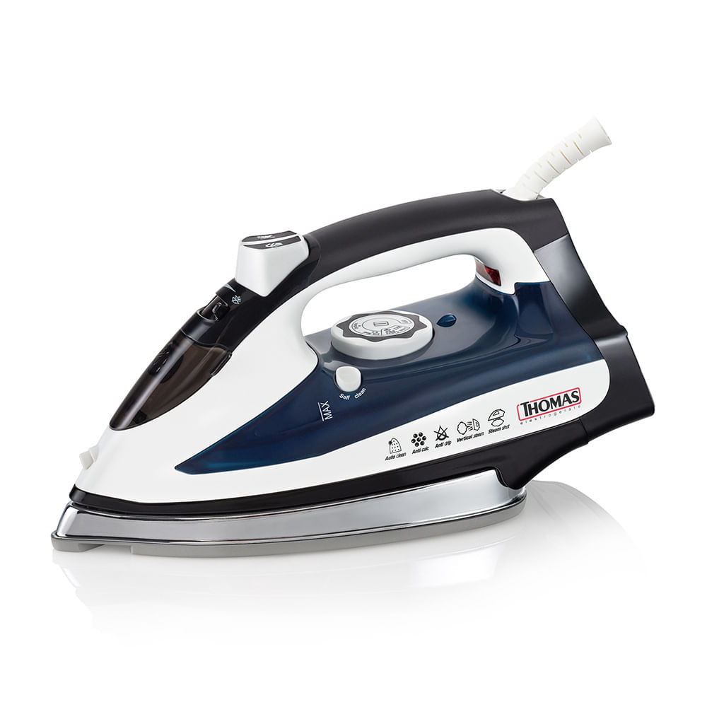 Plancha Thomas TH7170 Blanco 2200W con Sistema Anti Sarro