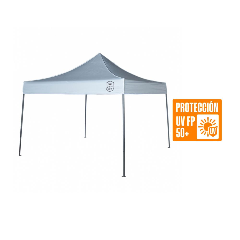 Toldo Desplegable Protección UV 300x300cm Orange