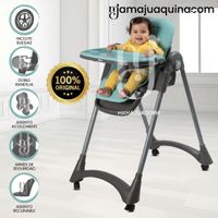 Silla de Comer Plegable ALAI Light Blue